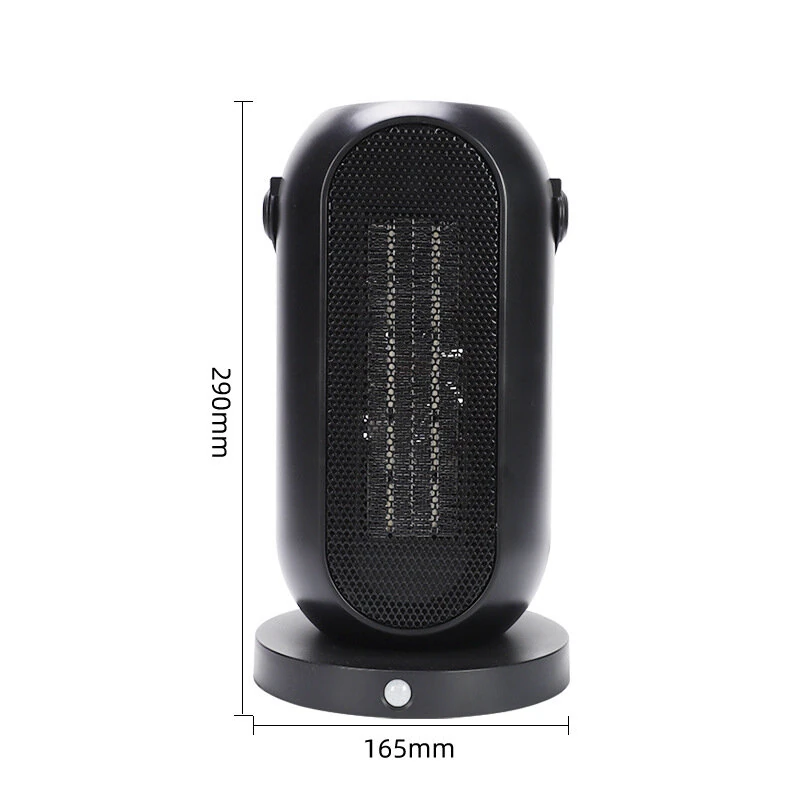 (image for) 1500W PTC Heater Household Shaking Fan Heater Desktop Fan Heater Electric Heater Indoor Heating Bathroom for 15-20m² Area