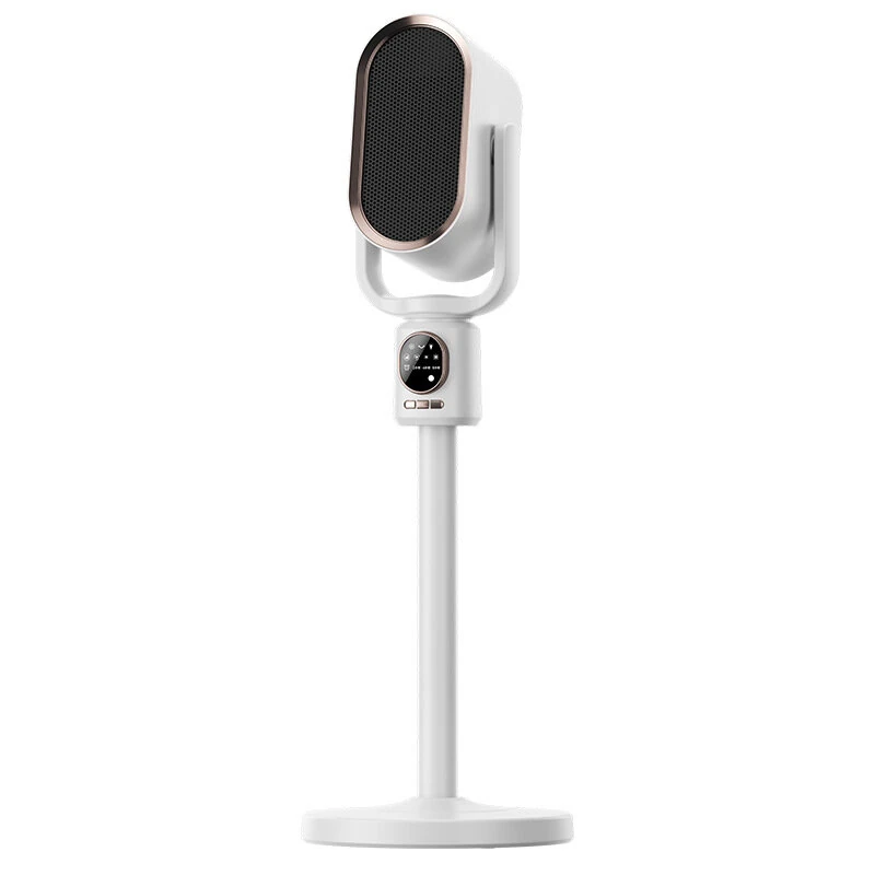 (image for) Household Vertical Heater Electric Heater with Remote Control Night light LED Display Shaking Head Heater High Power Cold & Warm Dual Purpose Heater